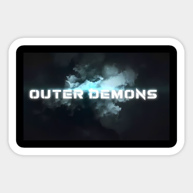 Outer Demons Sticker by Yellow Cottage Merch